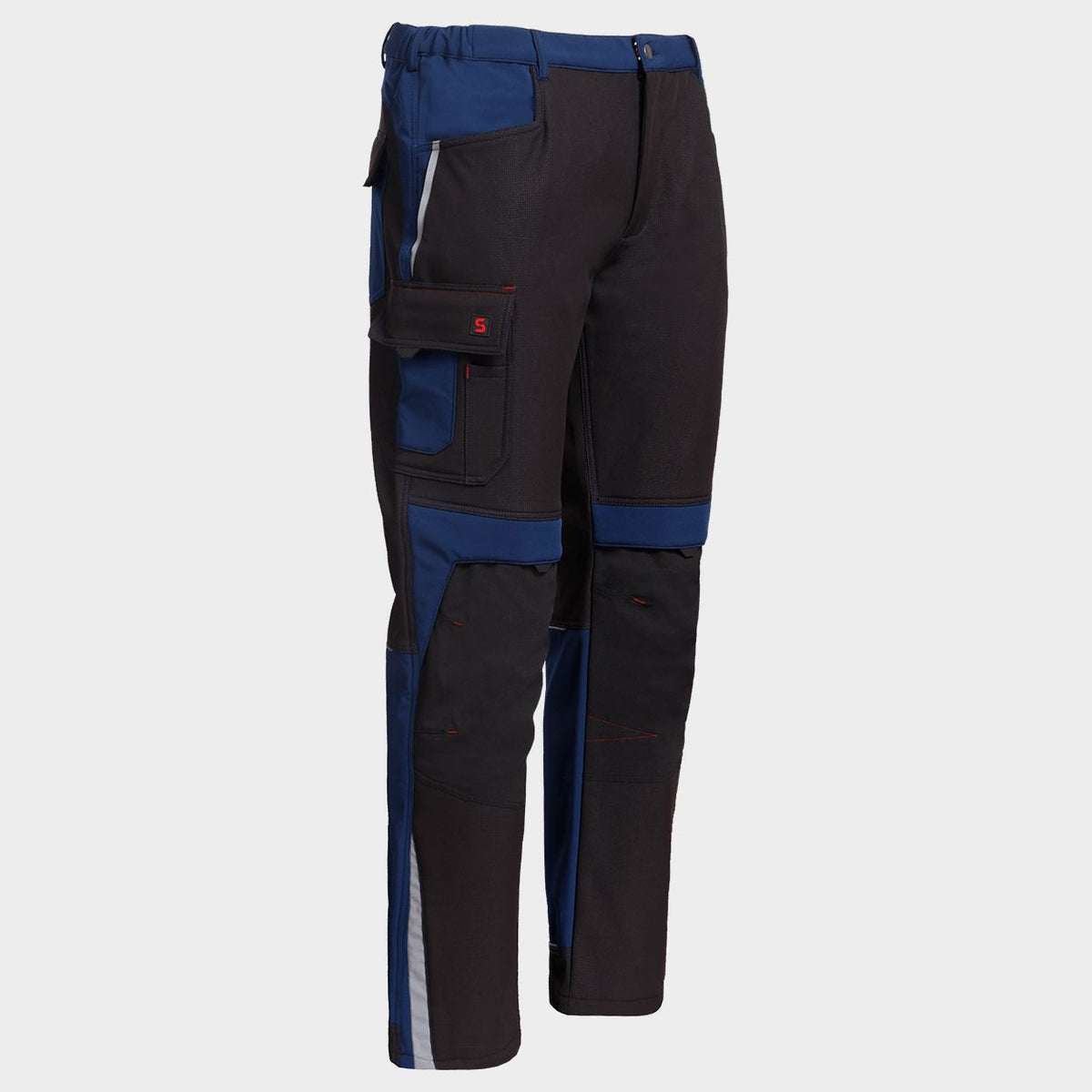 Pantaloni de lucru STENSO PRISMA SOFTSHELL 2.0 ALBASTRU NEGRU/ÎNCHIS