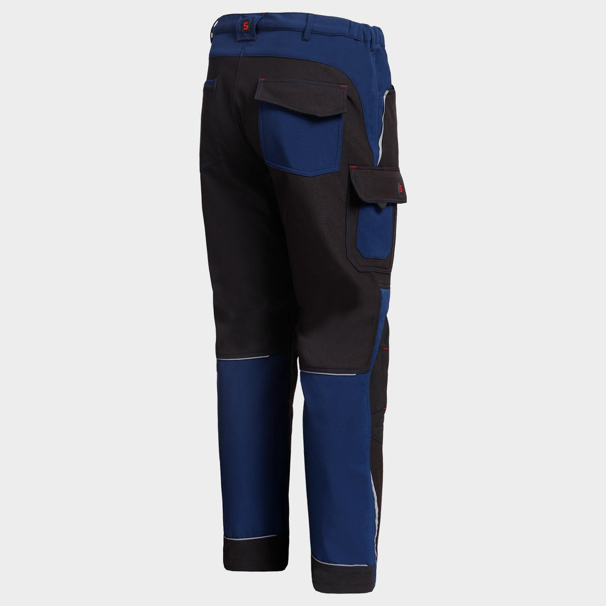 Pantaloni de lucru STENSO PRISMA SOFTSHELL 2.0 ALBASTRU NEGRU/ÎNCHIS
