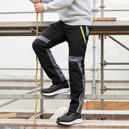 Pantaloni de lucru STENSO PRISMA SOFTSHELL 2.0 NEGRU/GRI