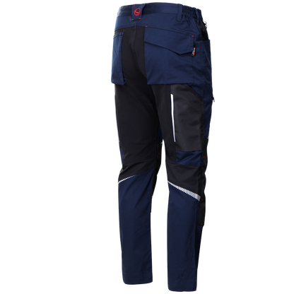 Pantaloni de lucru STENSO REVOLT 4STRETCH ALBASTRU MARIN/NEGRU