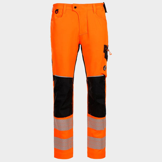 Pantaloni de lucru STENSO REVOLT HV 4STRETCH ORANGE