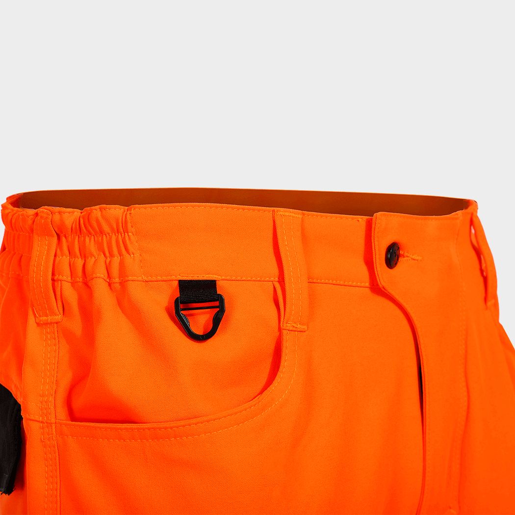 Pantaloni de lucru STENSO REVOLT HV 4STRETCH ORANGE