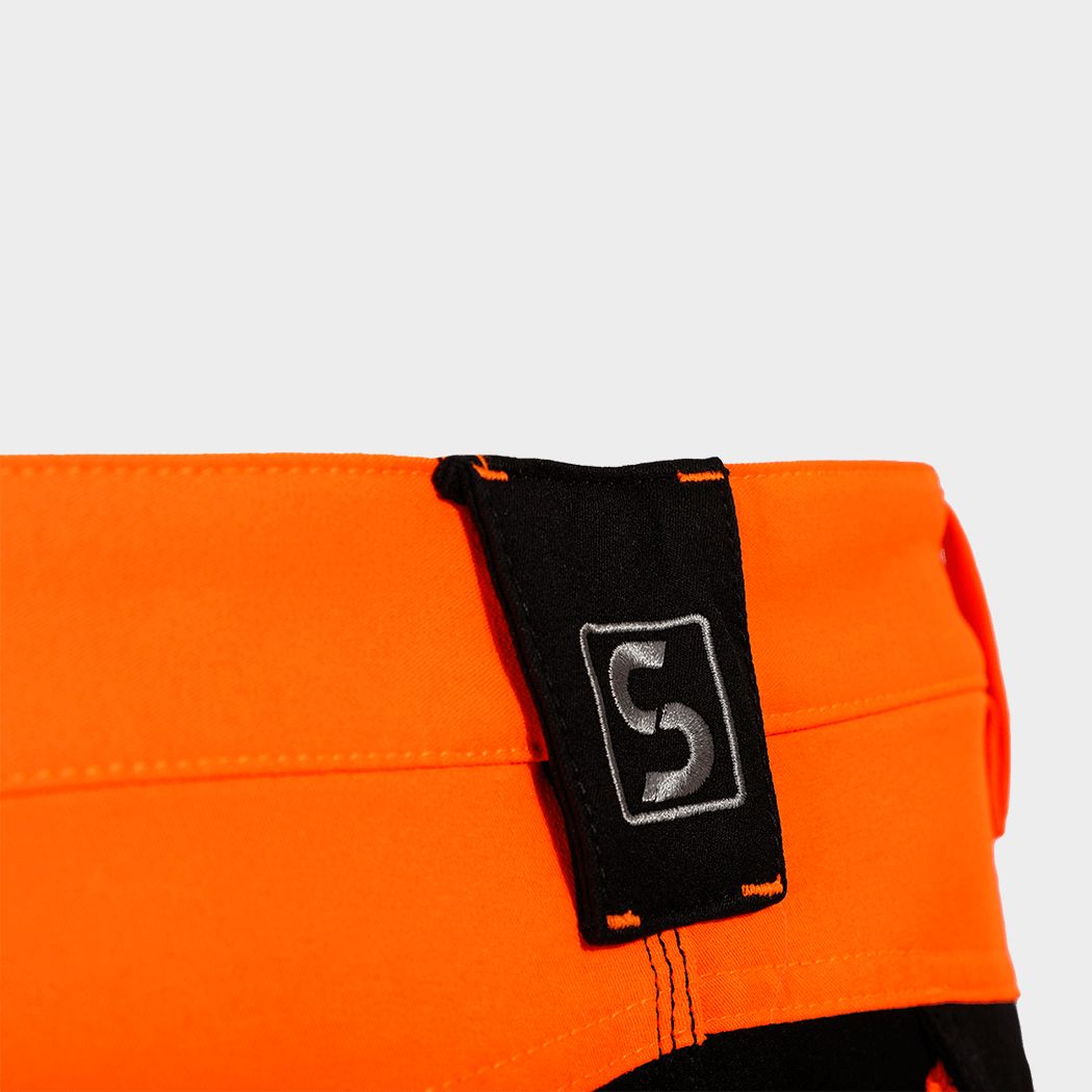 Pantaloni de lucru STENSO REVOLT HV 4STRETCH ORANGE