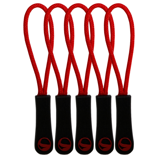 Zipper puller STENSO ROȘU 5 buc