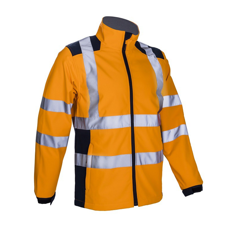 Jacheta softshell HiViz COVERGUARD KAMPA Orange