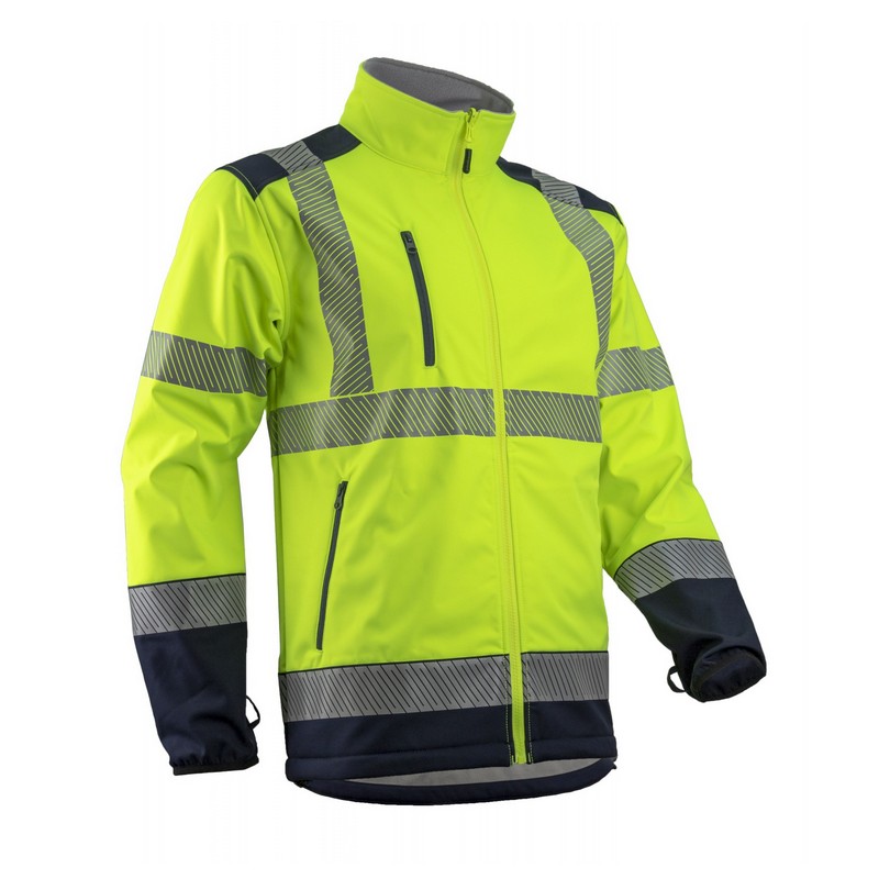 Jacheta softshell HiViz COVERGUARD KAZAN Neon