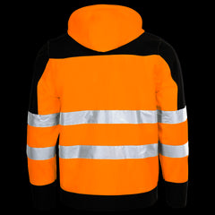 Jachetă softshell reflectorizantă, impermeabilă, cu căptușeală din fleece, Nobel 2.0 Orange